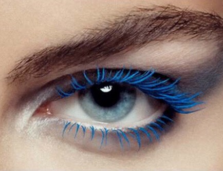 6. Blue mascara is the secret to hiding a late night. Don't dismiss the power of navy as a great daytime alternative to black. You get all the definition of black but softer—great for the morning after, as blue really brightens the whites of your eyes, belying lack of sleep.
