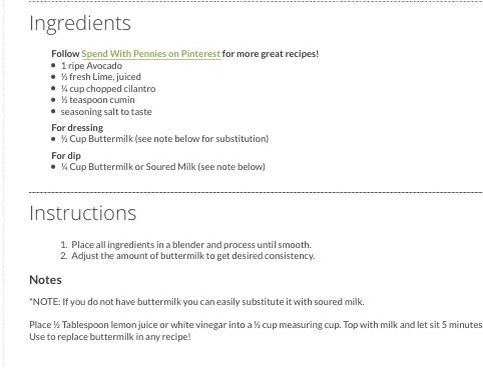 Avocado Dip/spread