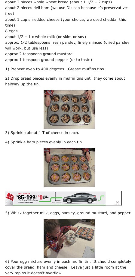 Easy Quick Breakfast Muffins 