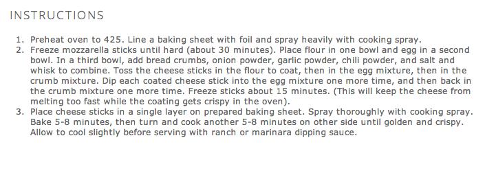 Baked Cheese Sticks! Easy And Healthier!