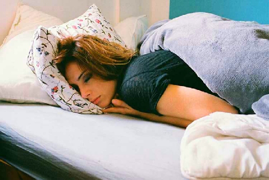 You then sleep with it on all night.