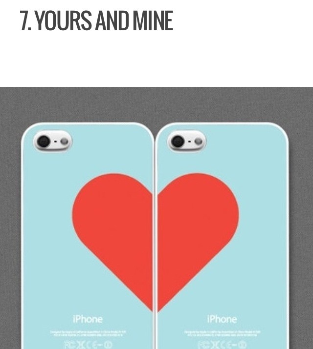 This makes an awesome gift for your BFF, sister, boyfriend/girlfriend, or anyone you're close with. I like the idea of both cases making one complete image when they are united. Gonna try this one out, for sure.
