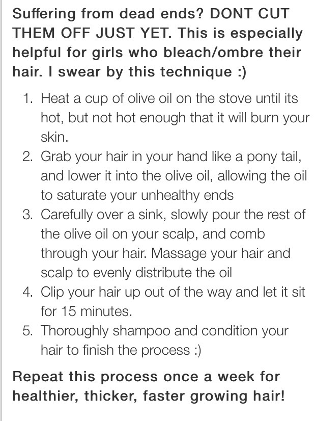 Make Grow Those Dead Ends Of Hair!! Simple Recipe 