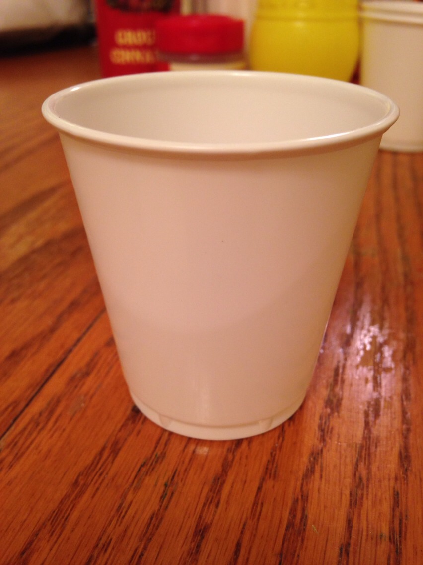 For the first acne scar mask you'll need a cup