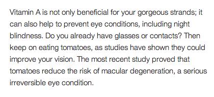 Health Benefits Of Tomatoes