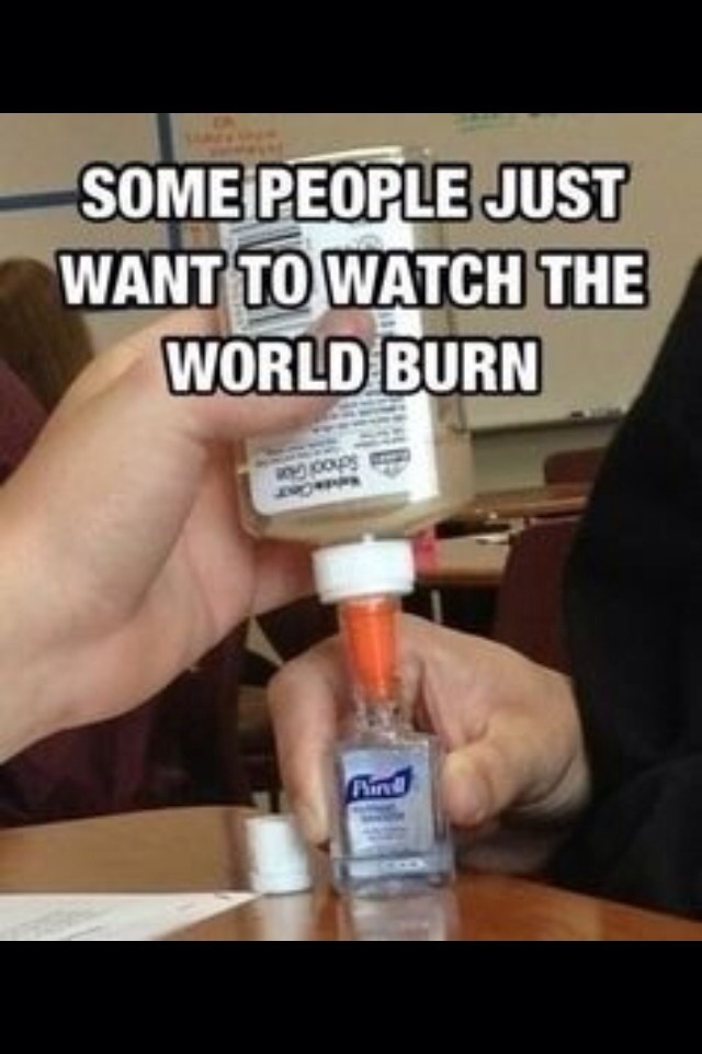 Take a empty hand sanitizer and fill with clear glue! ππ