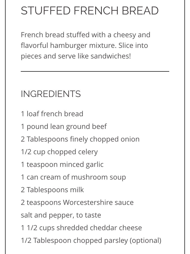 Amazing Stuffed French Bread 