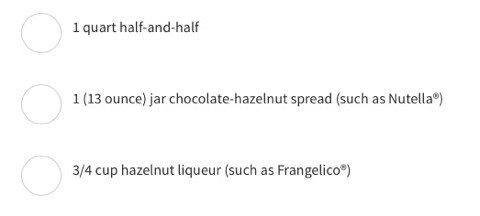 Ingredients