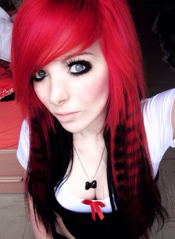 Red And Black Hair Ideas
