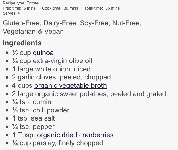 Quinoa sweet potato soup 💛