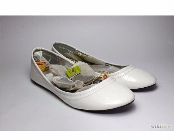Put tea bags in your shoes to rid them of the odor!
