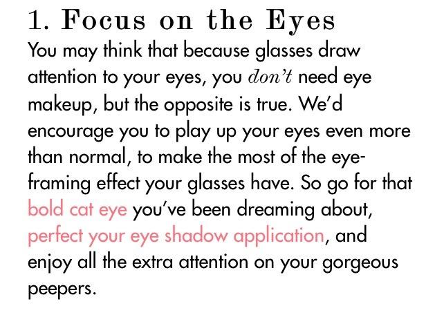Girls With Glasses Makeup Tips
