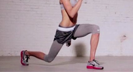 5 deep lunges (per leg)