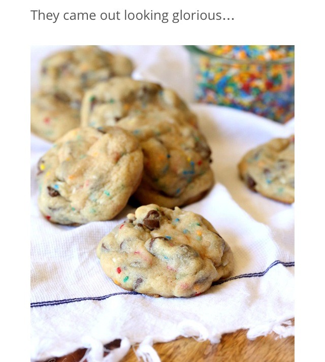 Frosting Filled Chocolate Chip Cookies 