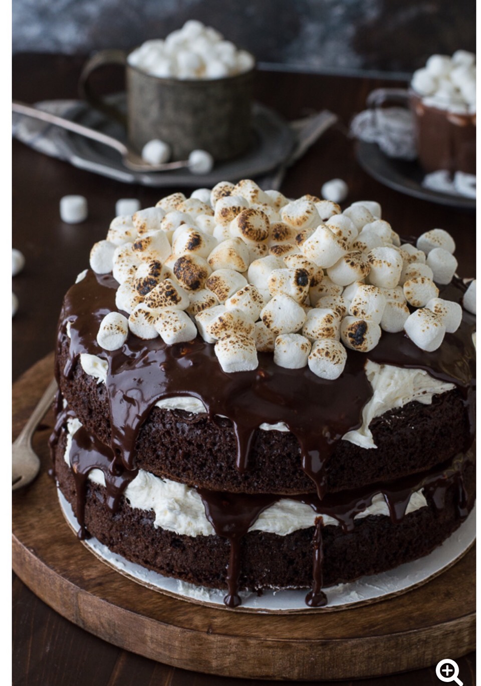 Hot Chocolate Cake. 😍😋😊