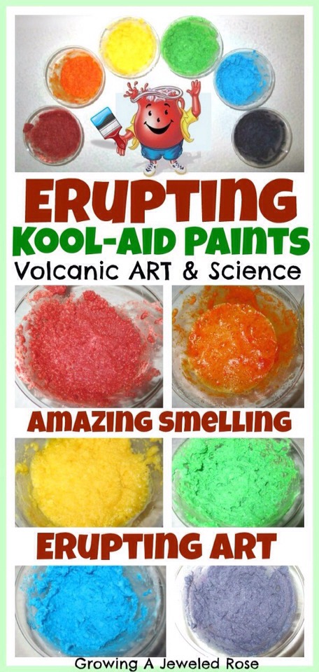 DIY ERUPTING KOOL AID PAINT FOR BATH TIME KIDS LIVE IT