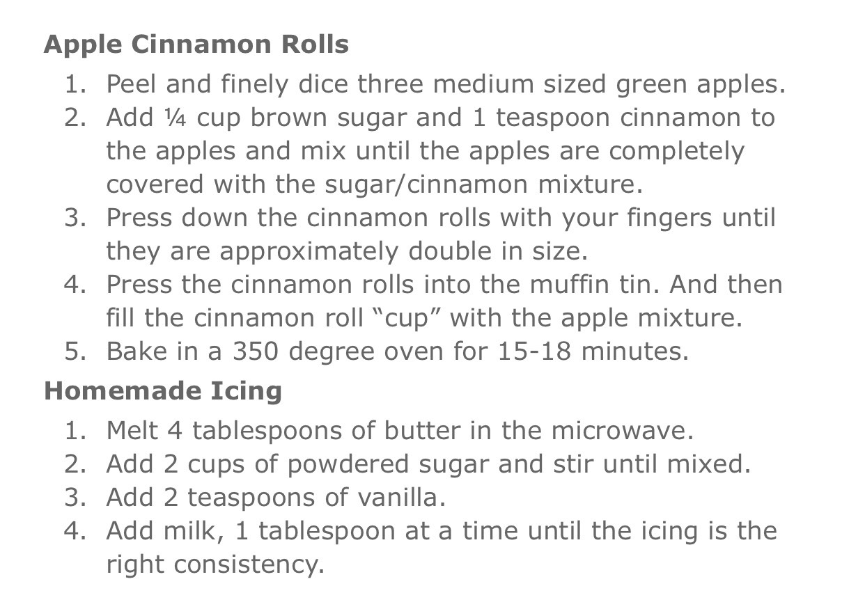 APPLE CINNAMON ROLLS! 