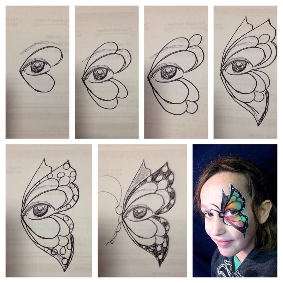 Face And Body Paint: Forehead And Sides. 