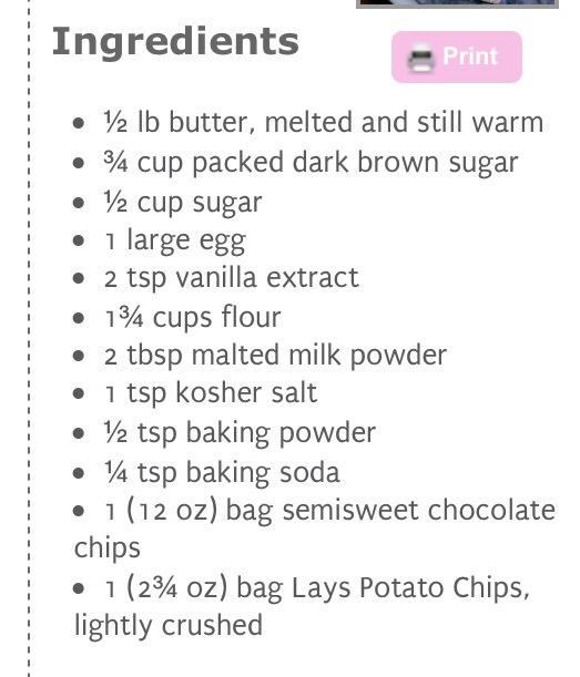 Chocolate Chip And Potato Chip Cookies 