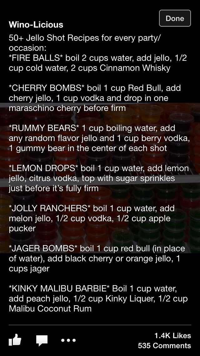 Jello Shots
