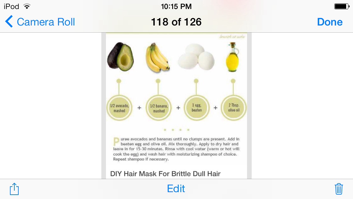 Hair mask for dull hair