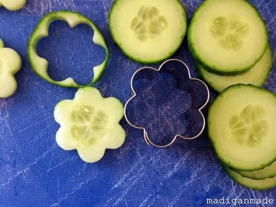 Cool cucumbers? Not only are they cute, but you can skip the step of peeling them.
