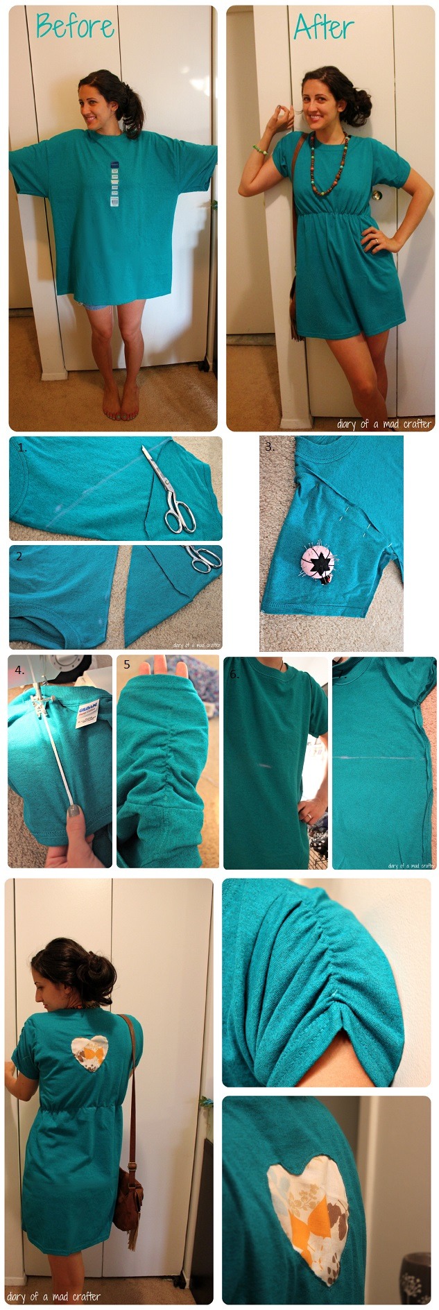 Diy Old Tshirt In Awesome Dress (must See) Like👍 Before Safe)