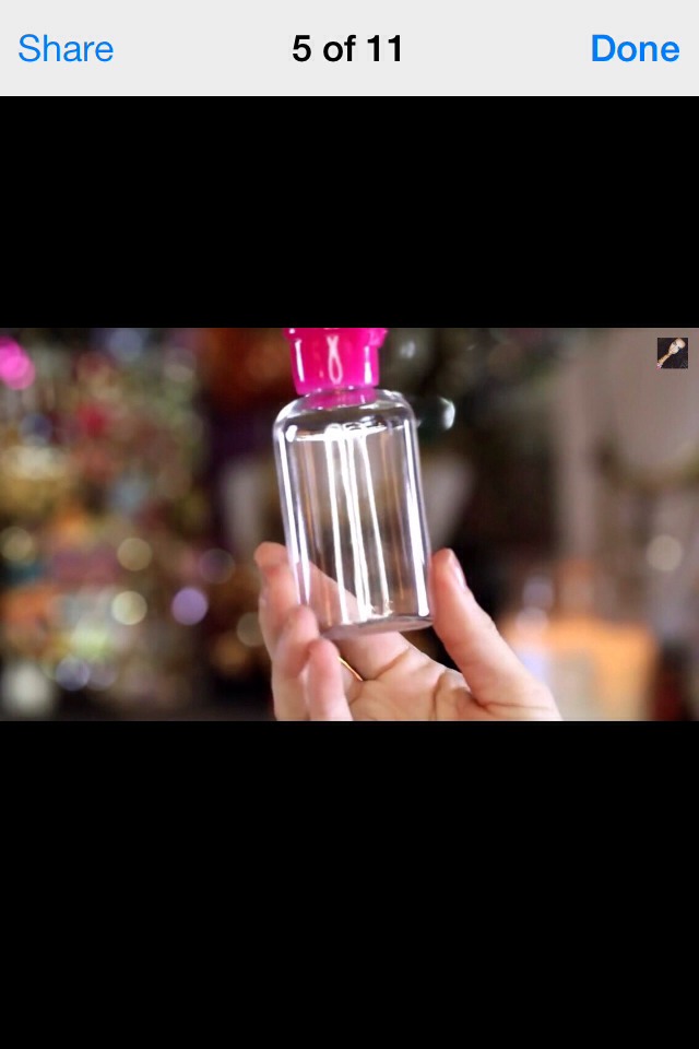 Get an empty bottle with a screw on top make sure there is a whole at the top
