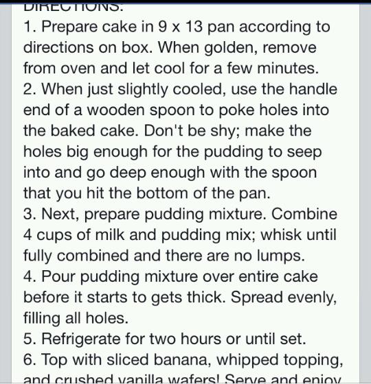 Banana Pudding Cake