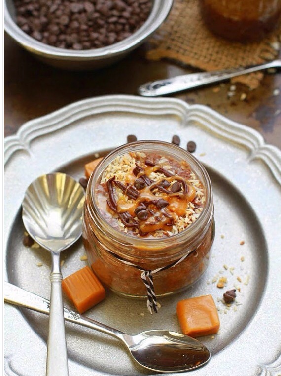 Samoa chia pudding parfait 
