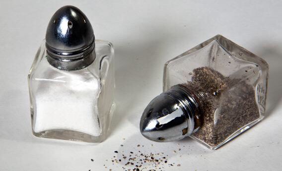 Add a pinch of salt and pepper.