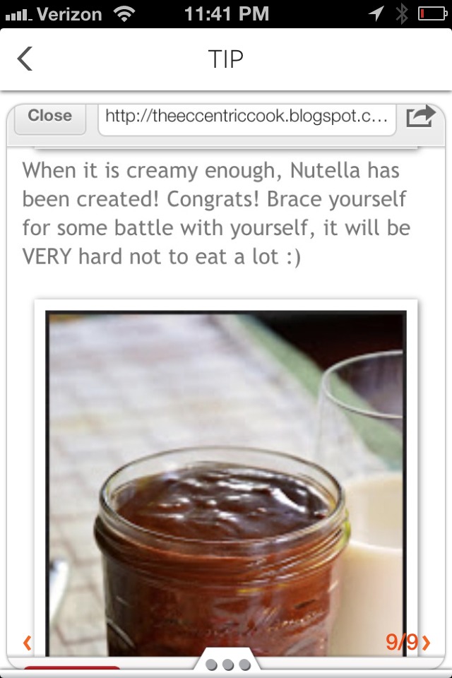 Homemade Nutella