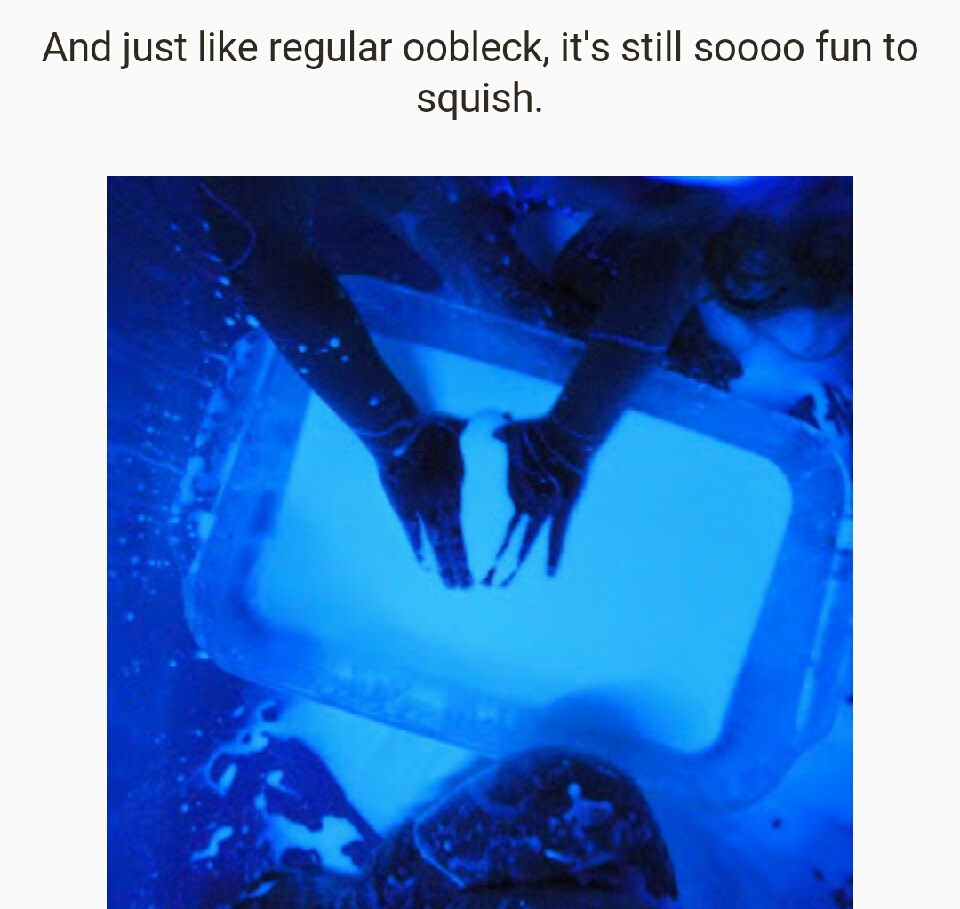 Edible Glowing Oobleck!! (Whatever That Is!? lol)