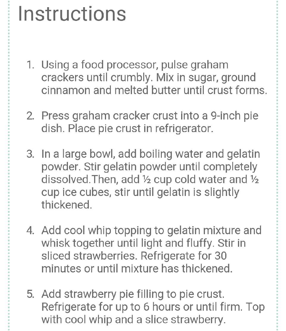 Strawberry Jello Pie! #Delicous