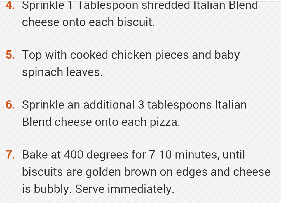 Chicken Alfredo Pizza Biscuits!