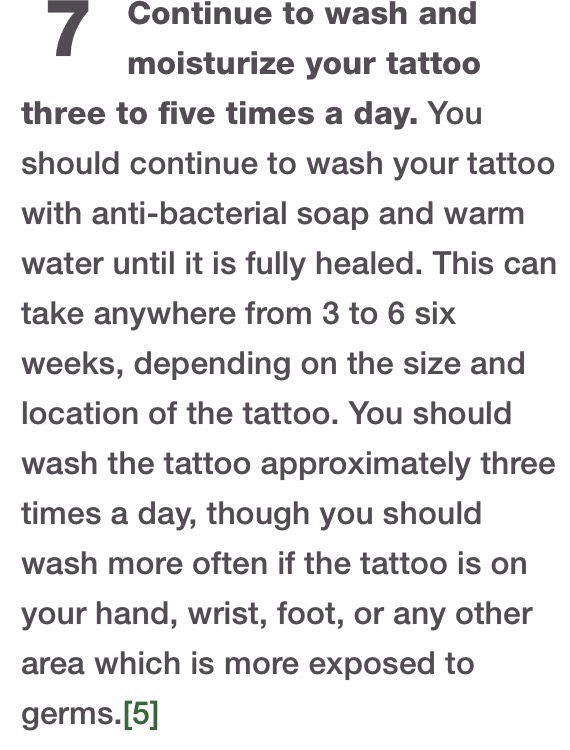 How To Care For A New Tattoo✨