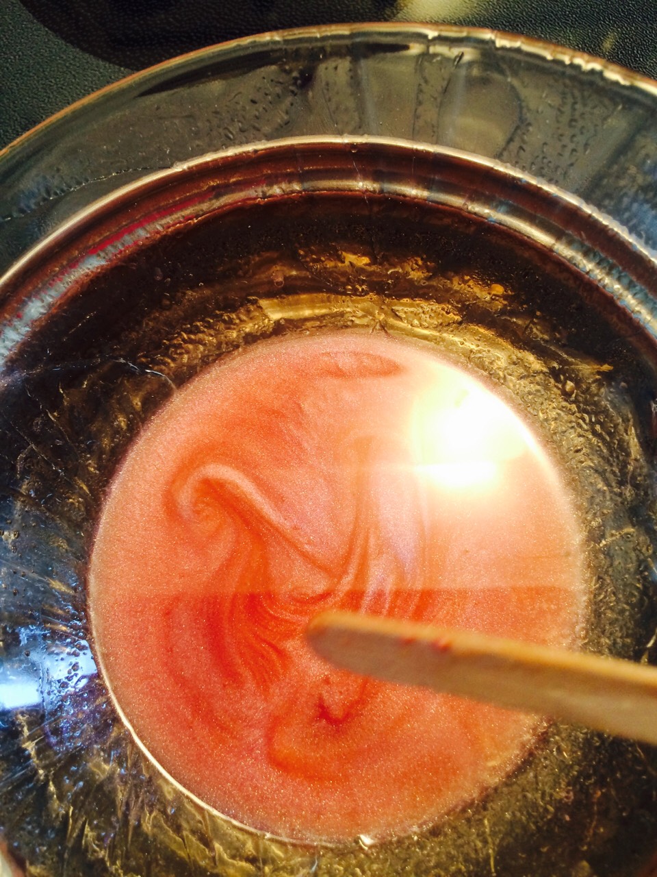 If you want to add color to your lip balm, simply add a lip stick that you're not using anymore to your mixture! 💄