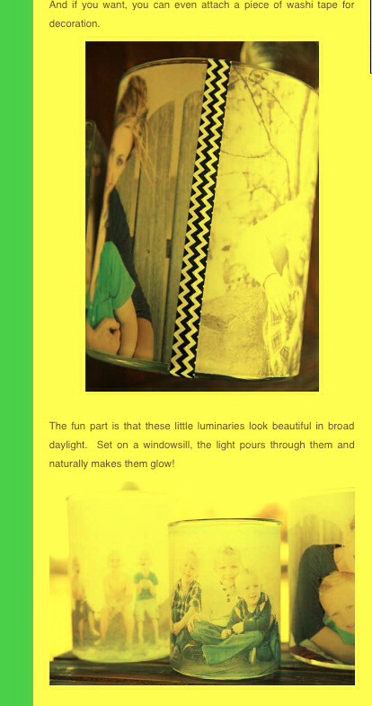 glowing photo luminaries...step By Step👉👉