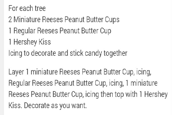 Reeses Christmas Trees!