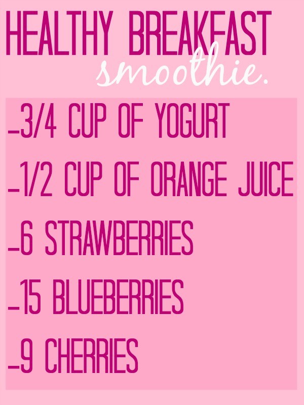 Healthy Morning Smoothie Recipes 😛🌸