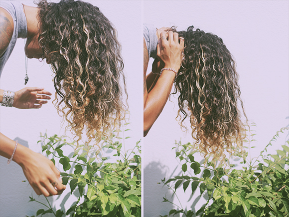 hold hair upside down for 7 to ten minutes. 