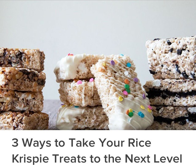 Take Your Rice Crispy Treats Up A Notch