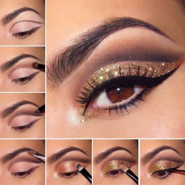Glitter Eyeshadow Tutorials🐚