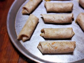 Baked Cinnamon Apple Chimichangas
