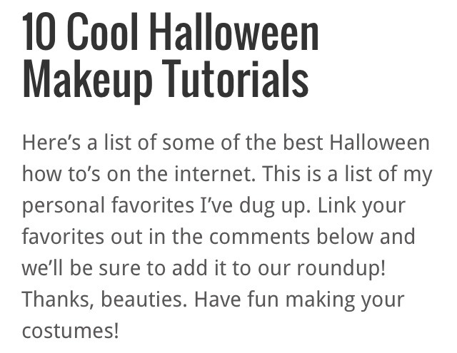 🔟 Halloween Makeup Ideas! #HalloweenTip