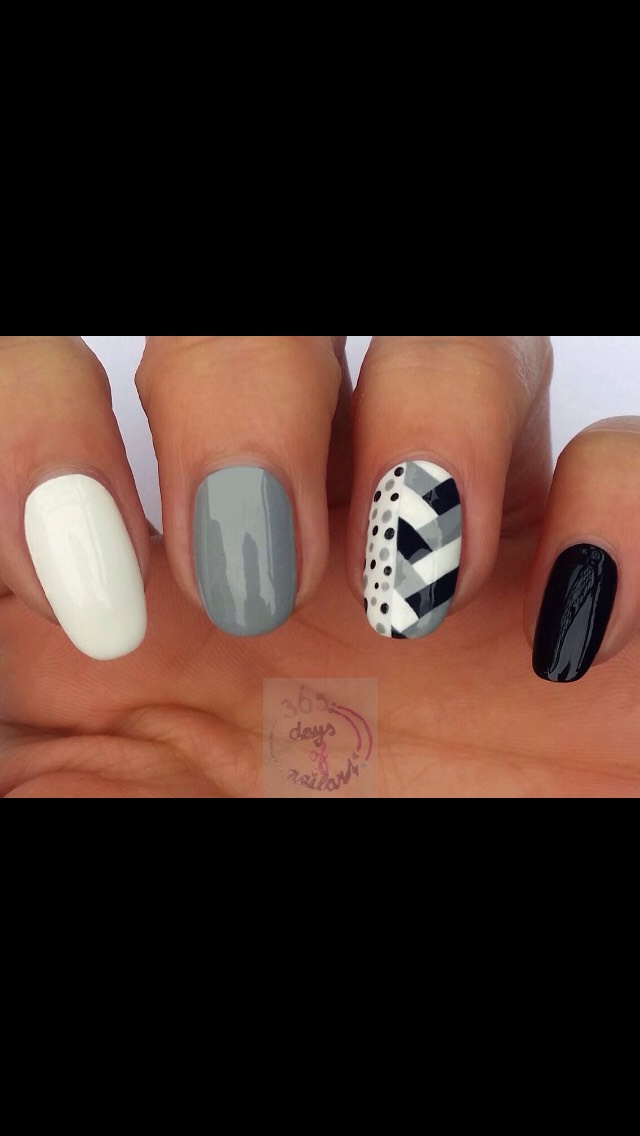 Diy On What To Do With Black And Gray Nail Polish