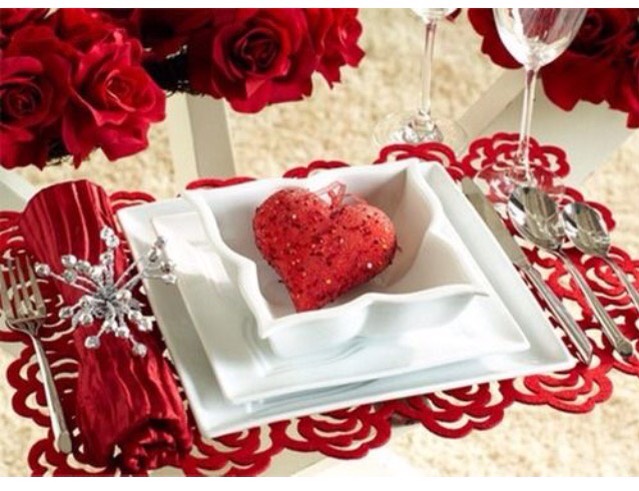 Valentines Table Decor