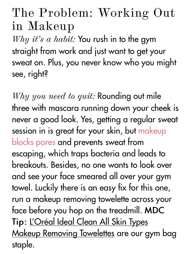Top 5 Bad Beauty Habits To Break Now!