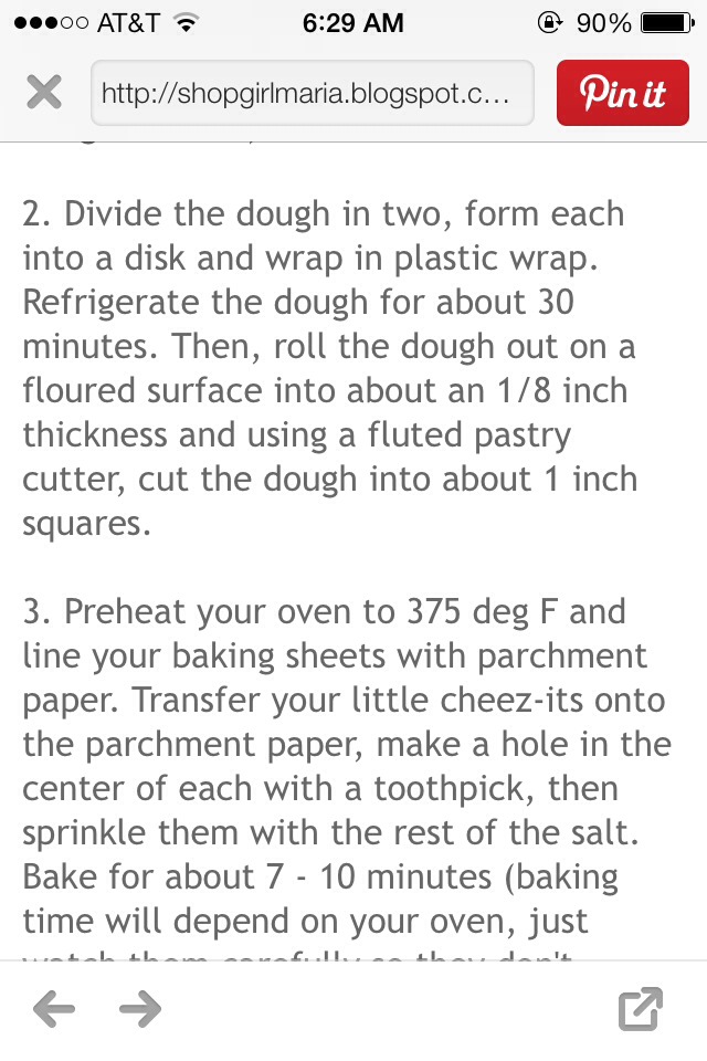 Homemade Cheez-it's. With Only 5 Ingredients!