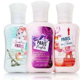 Lotions/sprays...
Bath and Body Works is a great place to buy these.